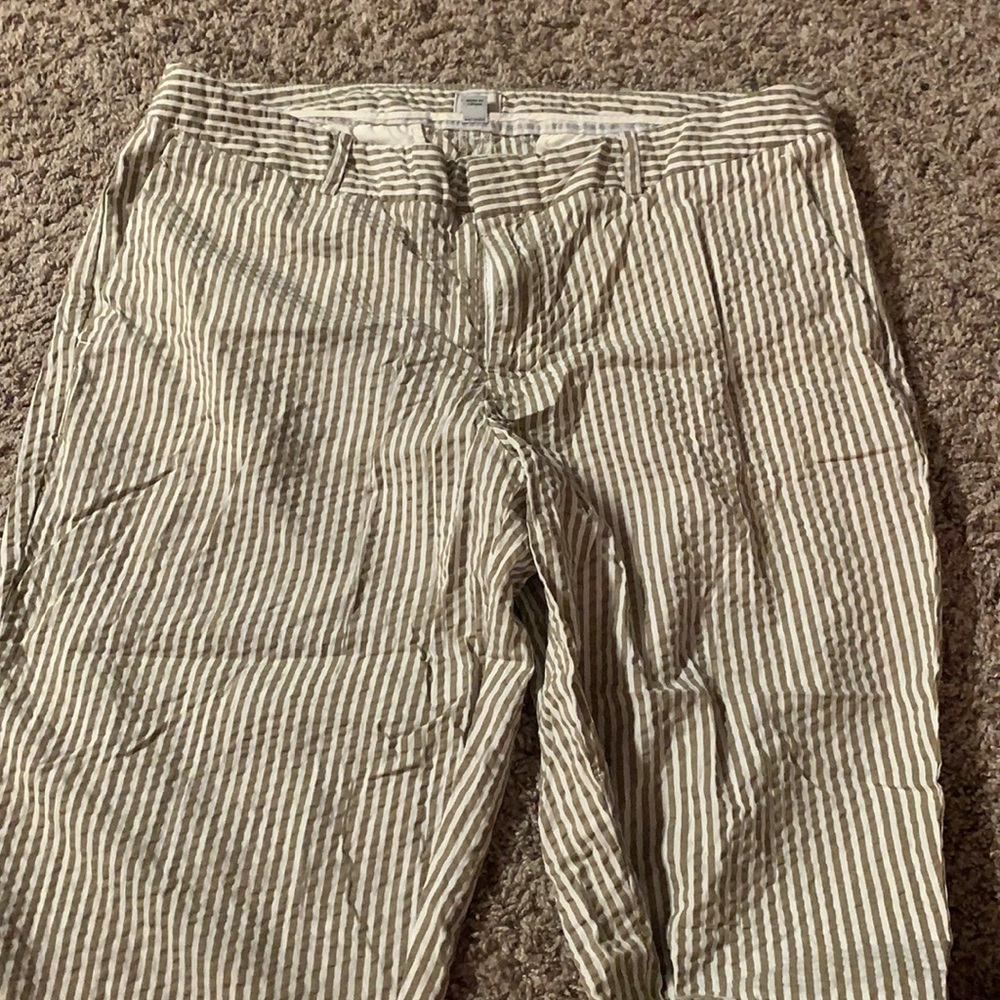 Seersucker work pant with pockets